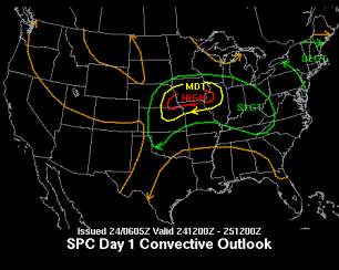 1200 UTC Day 1 Outlook Graphic